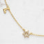 LOVE Necklace with CZ Star of David - Gold