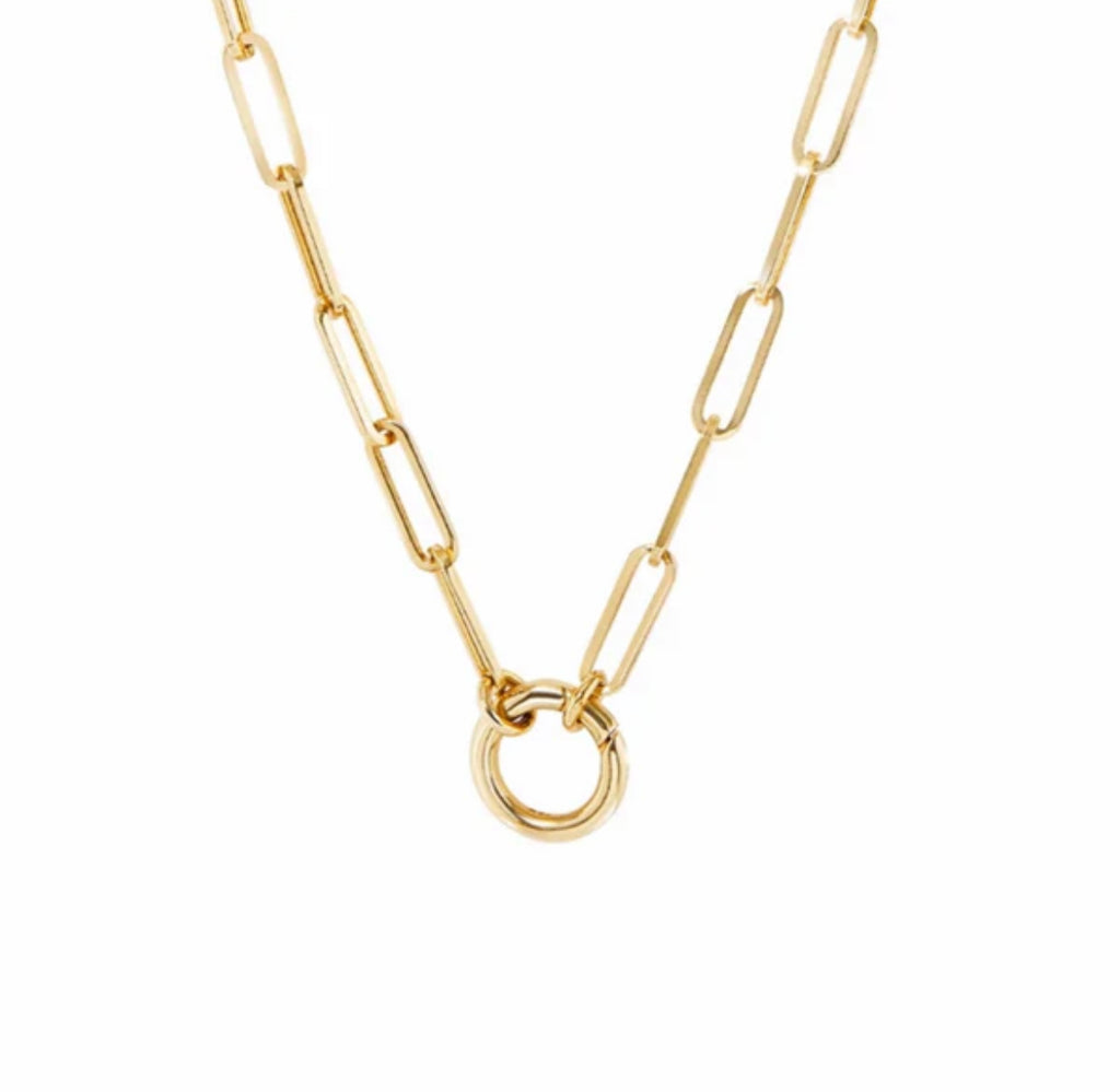 CZ Palm Tree Charm - Gold