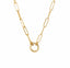 CZ Palm Tree Charm - Gold