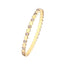 18K Gold Plated Bee Love Bangle Bracelet