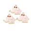 8 CM Plain Pin For Babies With Lucky and Protection Charms - Gold