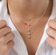 2.5 mm Delicate CZ Chocker Necklace - Gold