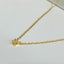 2.5 mm Delicate CZ Chocker Necklace - Gold