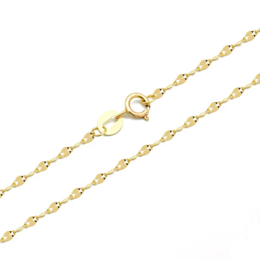 Enamel Jewish Star Necklace For Girls - Gold