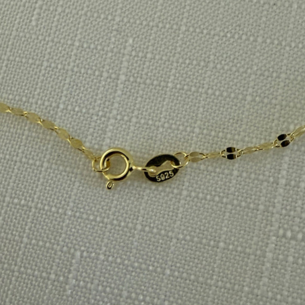 Enamel Jewish Star Necklace For Girls - Gold