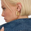 18K Gold Plated U Shaped Stud Earrings