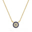 Small CZ Evil Eye Necklace - Gold or Silver