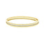 CZ One Row Bangle Bracelet - Gold
