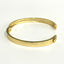 CZ Rainbow Bangle Bracelet - Gold