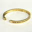 CZ Rainbow Bangle Bracelet - Gold