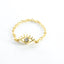 CZ Evil Eye Chain Ring