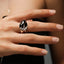 Sterling Silver Swirl Ring - Gold or Silver