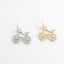 CZ Bicycle Charm - Gold or Silver