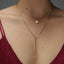 Small CZ Initial Letter Necklace (A-Z) - Gold or Silver