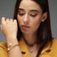 Bangle Freshwater Pearl CZ Bracelet - Gold or Silver