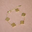 Both Sides Printed Four Leaf Clover Bracelet - Gold and Silver
