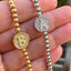 Stretch Beaded Initial Bracelet - Gold or Silver