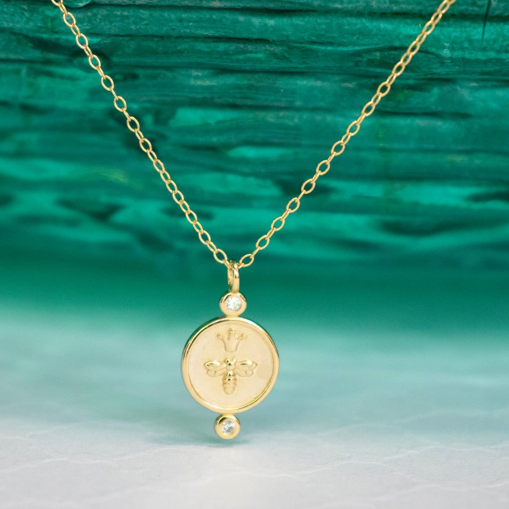 Queen Bee Pendant Necklace