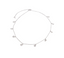 Multi Bezel CZ Drop Choker - Gold or Silver-Necklaces-Balara Jewelry