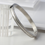 Double Row CZ Band Bangle Bracelet- Gold and Silver