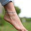 Flat Curb Adjustable Link Anklet - Gold or Silver