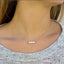 Three Small Freshwater Pearl Necklace - Gold or Silver