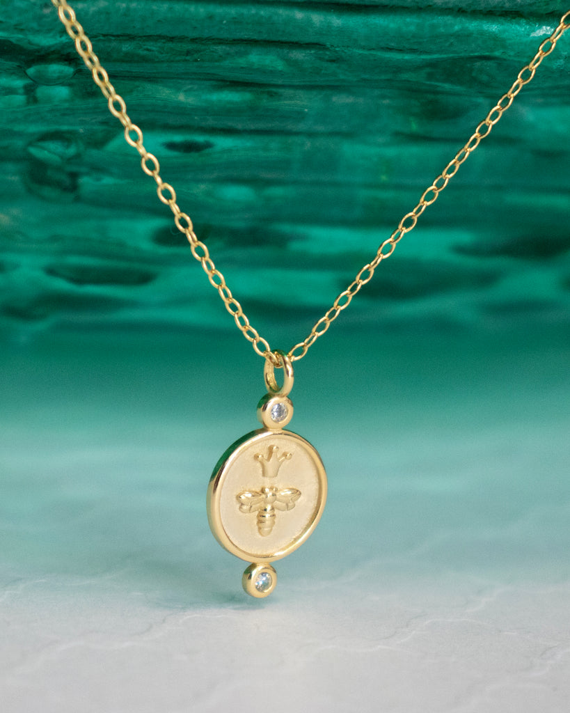 Queen Bee Pendant Necklace