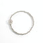 Stretch Beaded Initial Bracelet - Gold or Silver
