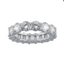 Round Baguette CZ Band - Gold or Silver-Rings-Balara Jewelry