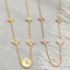 Four Leaf Clover Flower Necklace - Gold and Rose Gold