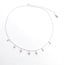 Multi Star CZ Drop Choker - Silver