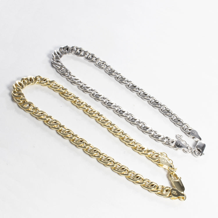 Hollow Chain Anklet - Gold or Silver-Anklets-Balara Jewelry