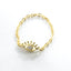 CZ Evil Eye Chain Ring