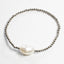 Beaded Adjustable 1 Pearl Bracelet - Gold or Silver-Bracelets-Balara Jewelry