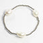 Beaded Adjustable 3 Pearl Bracelet - Gold or Silver-Bracelets-Balara Jewelry