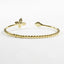 Cuff Bracelet with CZ Flower and Leaf - Gold or Silver-Bracelets-Balara Jewelry