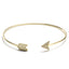 Arrow CZ Cuff Bracelet-Bracelets-Balara Jewelry