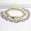 Link Fancy Bracelet - Gold or Silver-Bracelets-Balara Jewelry