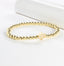 Stretch Beaded CZ Hamsa Bracelet - Gold