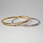 CZ Pave Bangle Bracelet - Gold or Silver