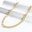 150 Flat Curb Chain Choker - Gold or Silver