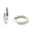 Tiny Pave Huggie Earrings - Gold or Silver-Earrings-Balara Jewelry