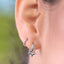Small Pave Huggie Earrings - Gold or Silver