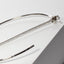 CZ Bar Hoop-Earrings-Balara Jewelry