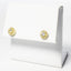 Blissful Halo Pave CZ Stud Earrings - Girls & Teens-Earrings-Balara Jewelry