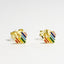 Tiny Multicolor Enamel Heart Stud Earrings - Girls & Teens-Earrings-Balara Jewelry