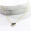 Small CZ Evil Eye Pendant Necklace - Gold