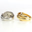 Sterling Silver Swirl Ring - Gold or Silver