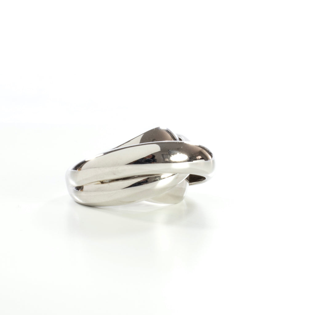 Sterling Silver Swirl Ring - Gold or Silver