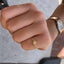 CZ Bezel Chain Ring - Gold